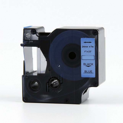 Dymo 53716, S0720960, 24mm x 7m, black / blue, compatible tape