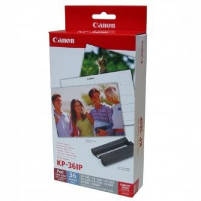 Canon Papír pro termosublimační tiskárny CP-220, 330, papír, bílý, 4x6", 36 pcs KP36IP,