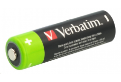 VERBATIM AA Premium Rechargeable Batteries 4-Pack 2500 mAh
