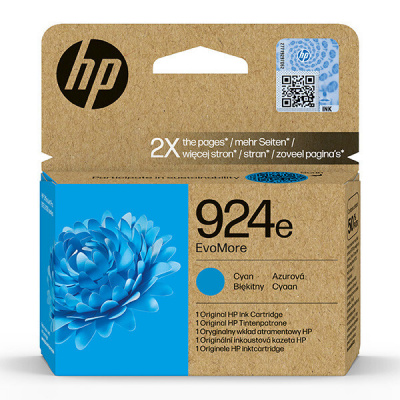 HP 924e 4K0U7NE#CE1 cyan original ink cartridge