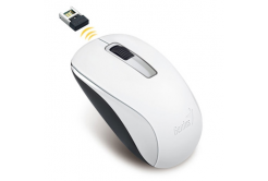 Genius Myš NX-7005, 1200DPI, 2.4 [GHz], optická, 3tl., bezdrátová USB, bílá, AA