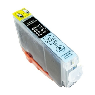 Canon BCI-6PC photo cyan compatible inkjet cartridge