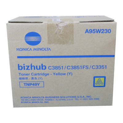 Konica Minolta TNP-49Y yellow original toner