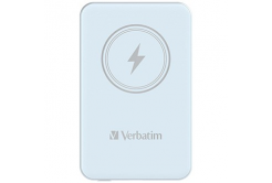 Verbatim 32242 power bank with wireless charging, 5V, 5 000mAh, blue