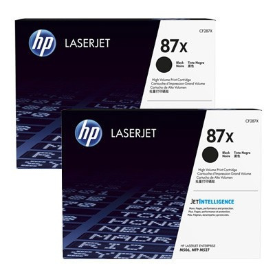 HP 87X CF287XD black dualpack original toner