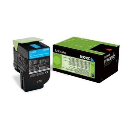 Lexmark 80C2XCE cyan original toner