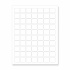 Self-adhesive labels 25 x 25 mm, 70 labels, A4, 100 sheets