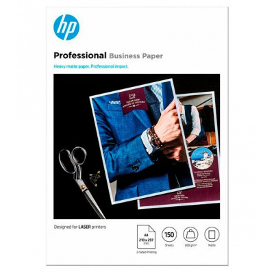 HP PROF MATTE FSC 7MV80A, 200 g/m2, A4, 150pcs, matte, white, photo paper
