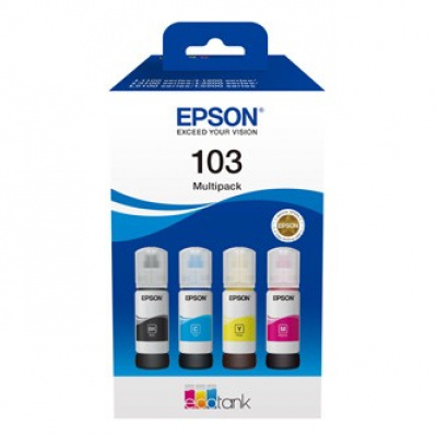 Epson 103 C13T00S64A color (CMYK) multipack original ink refill
