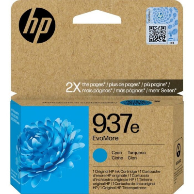 HP 937e 4S6W6NE EvoMore cyan original ink cartridge