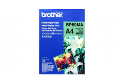 Brother Inkjet Paper Matte BP60MA, 145 g/m2, A4, 25pcs, matte, inkjet, white, photo paper