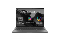 ASUS Zenbook S 14 OLED/UX5406AA-OLED234XZ/U9-386H/14"/2880x1800/T/32GB/1TB/Intel int/W11P/Gray/2R