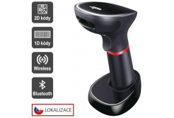 Virtuos EHE0003 CCD 2D scanner HW-855A, wireless, base station, USB, black