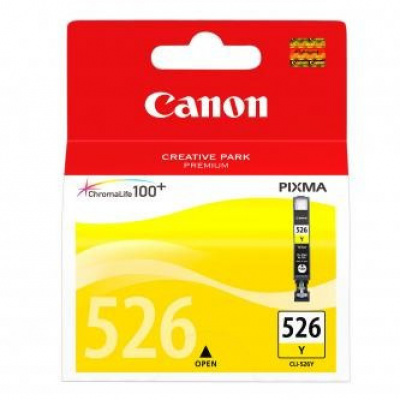 Canon original ink cartridge blistr s ochranou, CLI526Y, yellow, 9ml, 4543B006, Canon Pixma MG5150, MG52