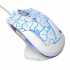 E-blue Mazer Pro Mouse, 2500 DPI, optical, 6 buttons, wired USB, white-blue, gaming