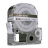 Epson LK-5SBM, SM18X, C53S672094, 18mm x 9m, black text / matte silver tape, compatible tape