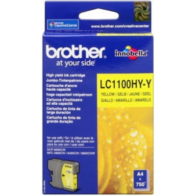 Brother LC-1100HYY yellow original ink cartridge