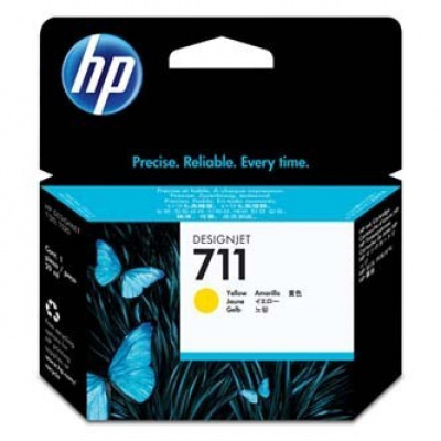 HP 711 CZ132A yellow original ink cartridge