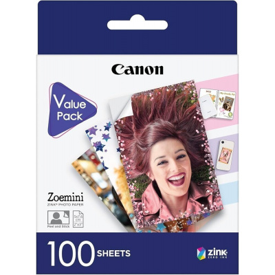 Canon 6135C003 ZINK Photo Paper, glossy, white, 5x7,6cm, 2x3", 100 ks, termal, photopaper