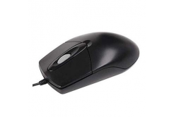 A4Tech Mouse OP-760 Black, 800DPI, optical, 3 buttons, wired USB, black, classic