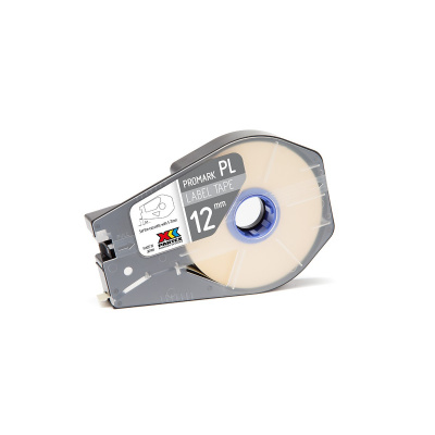 Partex PROMARK-PL120CN9, white selfadhesive tape,12mmx30m