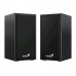 Genius speakers SP-HF180, 2.0, 6W, black, volume control, wooden, 150Hz-20kHz
