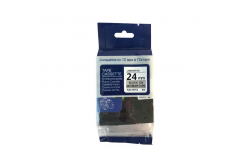 Compatible tape Brother TZ-M951 / TZe-M951, 24mm x 8m, black text / silver tape