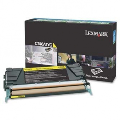 Lexmark C746A1YG yellow original toner