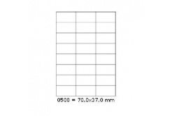 Selfadhesive labels 70 x 37 mm, 24 labels, A4, 100 sheets