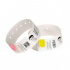 Zebra 10012718-4 Z-Band splash, wrist bands, green