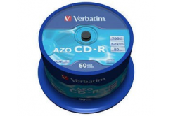 VERBATIM CD-R(50-Pack)Spindle/Crystal/DLP/52x/700MB