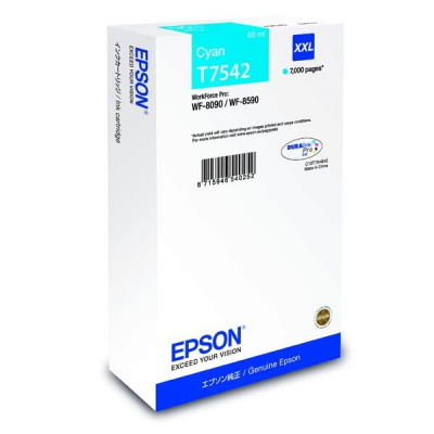Epson T7542 XXL C13T754240 cyan original ink cartridge