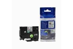 Brother TZ-FX241/TZe-FX241, 18mm x 8m, flexi, black / white, compatible tape