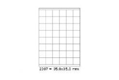 Self-adhesive labels 35 x 35 mm, 48 labels, A4, 100 sheets