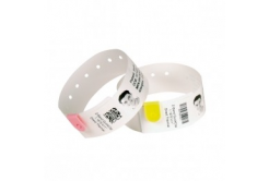 Zebra 10006999K Z-Band Direct, child, wrist bands, white