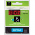 Dymo D1 45807, S0720870, 19mm x 7m, black text/red tape, original tape