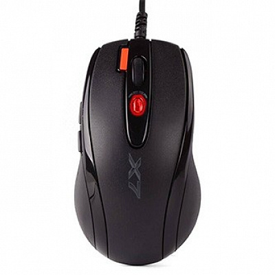A4Tech X7 X89 Wired Mouse, Black, 2000 DPI