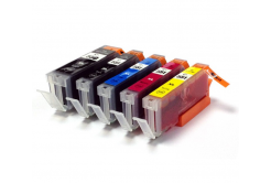 Canon CLI-551 Bk, C,M,Y + PGI-550Bk multipack compatible inkjet cartridge
