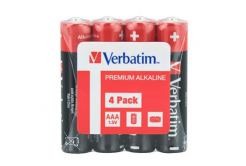 Verbatim 49500, Disposable alkaline battery, AA, AAA, 1.5V, foil, 4-pack, 49500