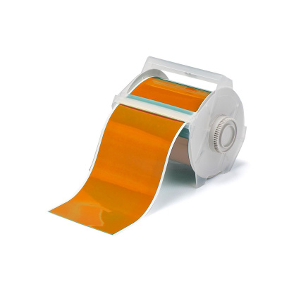 Brady GM Tape B-7569 Orange 100mm x 30m / 120962, labels, GlobalMark Indoor/Outdoor Vinyl Tape, 101.00 mm x 30 m