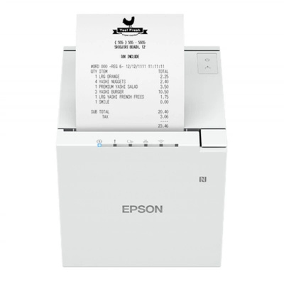 Epson TM-m30III C31CK50111 POS printer, USB, USB-C, Ethernet, 8 dots/mm (203 dpi), cutter, white