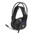 Marvo HG8935, headphones with microphone, volume control, black, backlit, USB
