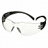 3M SecureFit 100 Safety Glasses, black frame, AS, clear lens, (SF101AS-BLK-EU)