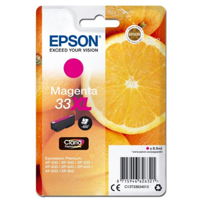 Epson T33 XL C13T33634012 magenta original ink cartridge
