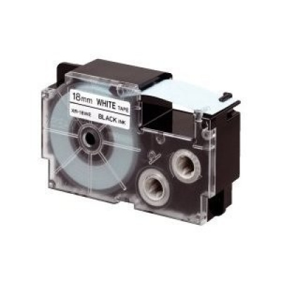 Casio XR-12X1, 12mm x 8m, black text/clear tape, original tape