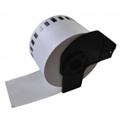 Brother DK-22205F, 62mm x 30,48m, white, roll, compatible labels