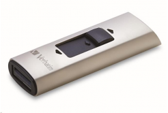 Verbatim 47690 Flash Drive Store 'n' Go, 128GB, SSD Vx400, USB 3.0, silver