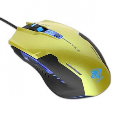 E-blue Mouse Auroza G EMS607GRAA-IU, 3000DPI, optical, 6tl., wired USB, green