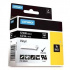 Dymo Rhino 1805435, 12mm x 5,5m, white text/black tape, original tape