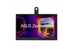 ASUS ZenScreen MB166CR 90LM07D3-B03170 Monitor, 15.6", IPS, FHD, 60Hz, 5ms, Black, 3R